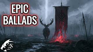 [1 Hour] ASHEN CROWN BALLADS 🔥👑 | Grim Folk Music for Roleplay, Writing & Storytelling 🕯️