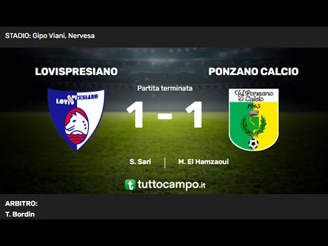 LOVISPRESIANO vs PONZANO CALCIO: 1-1