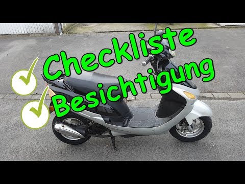 Gebrauchten Roller kaufen: Die besten Tipps für die Besichtigung worauf man achten muss