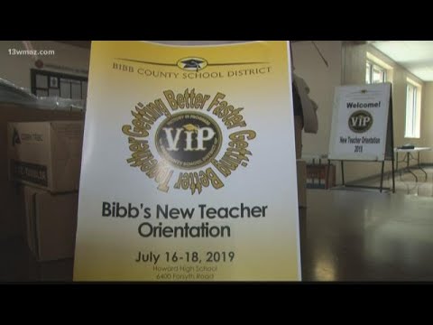 Bibb County schools welcome new teachers