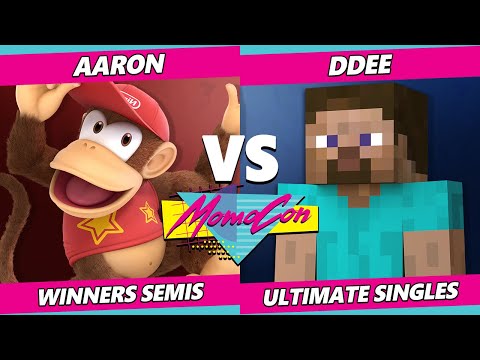 MomoCon 2023 Top 8 - DDee (Steve) Vs. Aaron (Diddy Kong) Smash Ultimate - SSBU