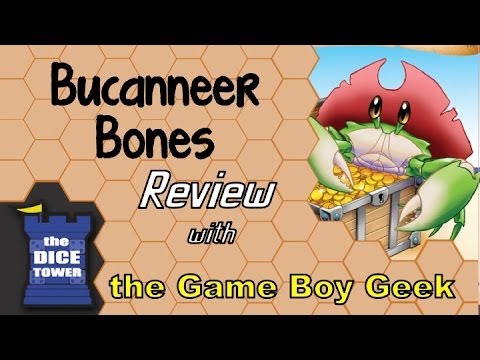The Game Boy Geek (Dice Tower) Reviews Buccaneer Bones