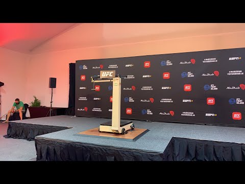 UFC on ESPN 13 full weigh-in replay from 'Fight Island'