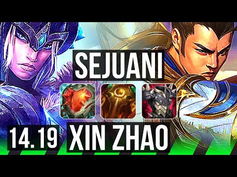 SEJUANI vs XIN ZHAO (JGL) | 67% winrate, 16/4/4 | EUW Master | 14.19
