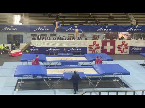 Nicole Ahsinger and Sarah Webster Gold Medalist in Synchro Trampoline