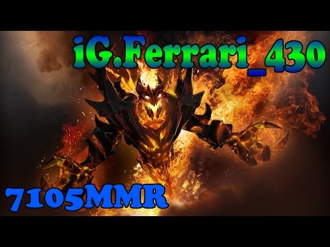 Dota 2 - iG.Ferrari_430 7105 MMR Plays Shadow Fiend Vol 2# - Ranked Match Gameplay