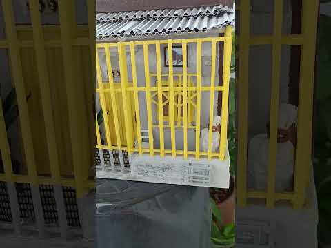Réplica en madera casa antigua en calarca Quindío |Fachada amarilla 21-29 hecha a mano#shorts