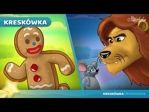 Piernikowy Ludzik + Lew i Mysz bajki | Bajki po Polsku | Bajka i opowiadania na Dobranoc | historie