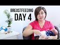 What To Expect Breastfeeding On Day 4 Tips For ENGORGEMENT Reverse Pressure Softening