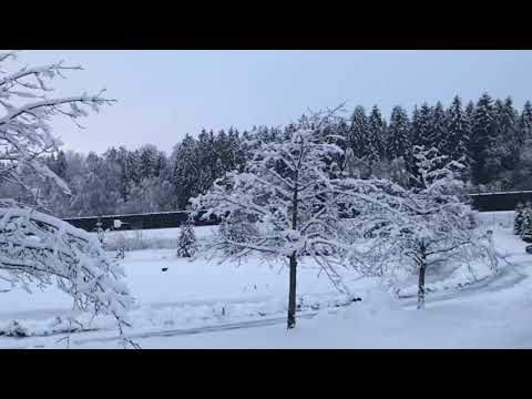 Winter snow in Norway Ås