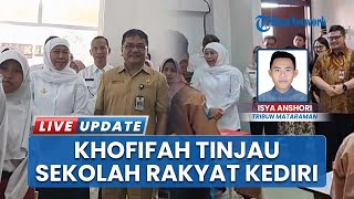 Kunjungi Sekolah Rakyat Kediri, Khofifah Tekankan Pentingnya Bahasa Inggris