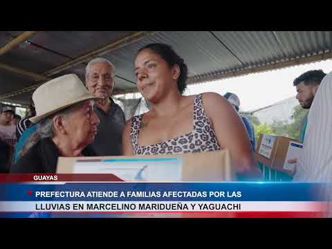 La segunda autoridad de la provincia del guayas llegó a los cantones Marcelino Maridueña y Yaguachi