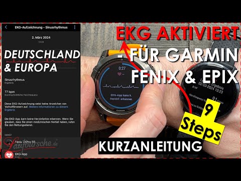 GARMIN FENIX 7 PRO UND GARMIN EPIX PRO EKG AKTIVIEREN - TUTORIAL/ANLEITUNG KURZVERSION EKGTEST