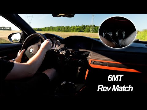 BMW E92 M3 6MT POV Drive + Foot Cam (V8 Manual Downshifts)