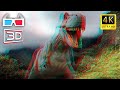 ANAGLYPH 3D Video Roller Coaster Dinosaur T Rex Video For 3D GLASSES RED CYAN 5