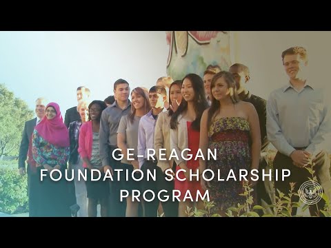 GE-REAGAN FOUNDATION SCHOLARSHIP PROGRAM