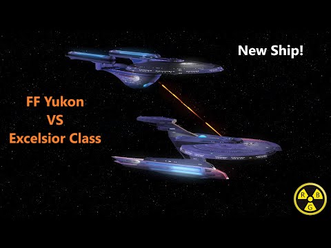 FF Yukon VS Excelsior Class | NEW Ship | Star Trek Ship Battles | Bridge Commander | Retro Badger