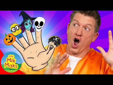 Finger Family Halloween & More | Halloween Kids Songs and Nursery Rhymes | The Mik Maks