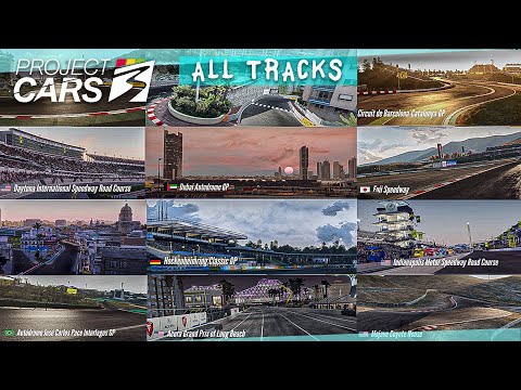 Project CARS 3 - First Look All Tracks List