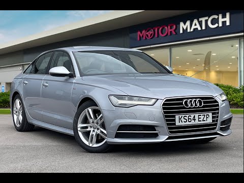 Approved Used Audi A6 S-Line 2.0TDI Ultra S-Tronic in Floret Silver - KS64EZP - Motor Match Crewe