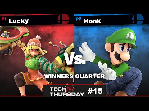 Tech Thursday #15 Winners Quarter-Final - Lucky (Min Min) Vs. Honk (Luigi) Smash Ultimate - SSBU