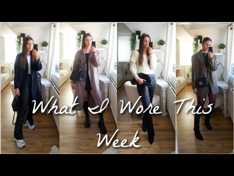 WHAT I WORE THIS WEEK | 7 AUTUMN/WINTER OUTFITS | AD | Amy-Beth