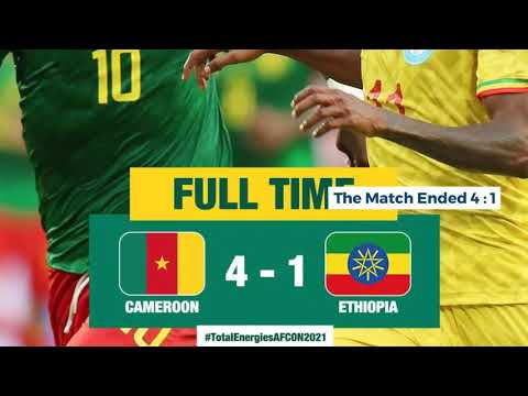 Total Energies Afcon 2022: Group A: Cameroon 4 vs Ethiopia 1: Match Report, Live Goals