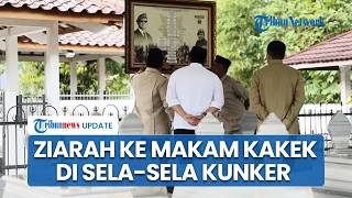 Momen Presiden Prabowo Ziarah ke Makam Sang Kakek RM Margono Djojohadikusumo di Dawuhan Banyumas