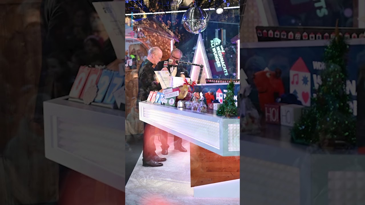 Spendenübergabe beim WDR 2-Weihnachtswunder