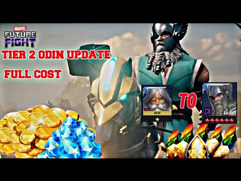 Odin Rank up full cost|| True Cost of Odin's Tier 2 Update | Marvel Future Fight #mff #odin
