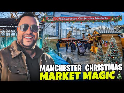 ⭐ Ich habe den Manchester Weihnachtsmarkt 2025 besucht! 🎄✨ Komplette Tour + Bestes Essen | Kashif...