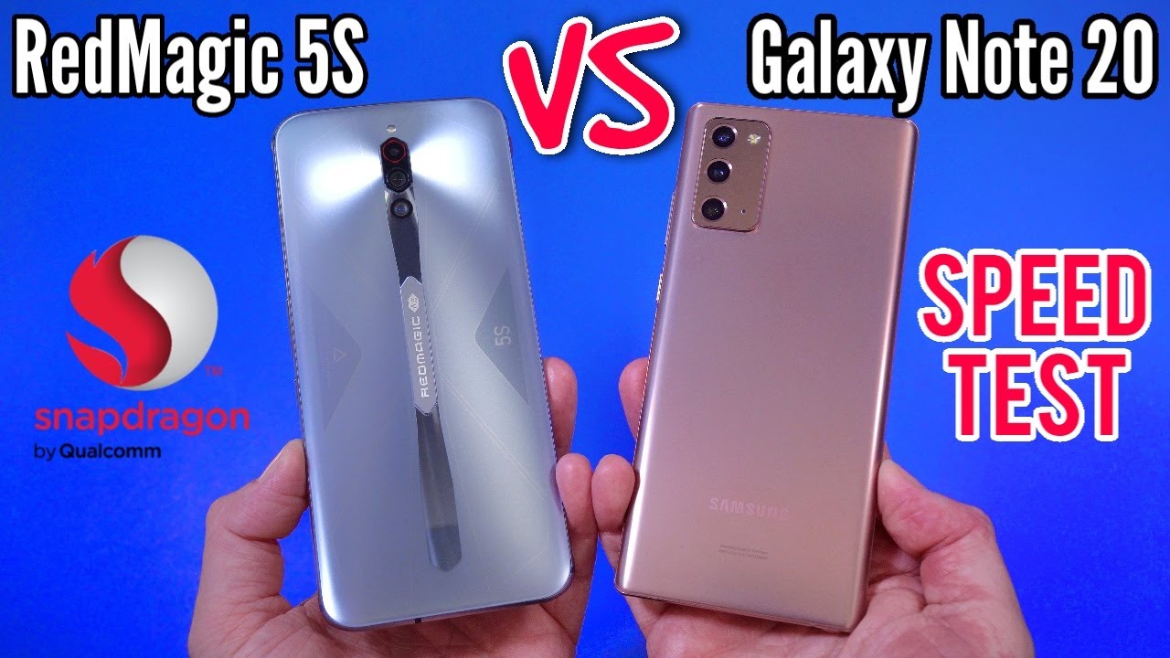 Samsung Galaxy Note 20 VS RedMagic 5S - Speed Test!