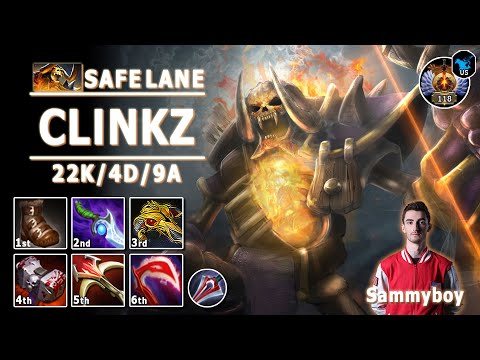 Clinkz Safe Lane Carry | 7.32e | Sammyboy Pos 1 Clinkz Play | Dota 2 Immortal Gameplay