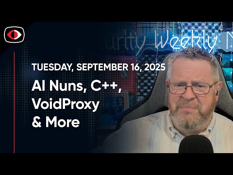 AI Nuns, Steganography, You're fired, VoidProxy, C++, Carplay Apriso, Josh Marpet... - SWN #512