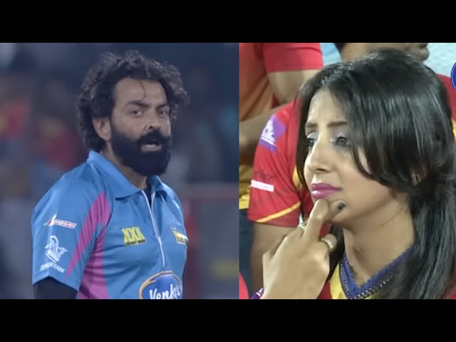 Bobby Deol Dominates Telugu Warriors with his Bowling | Mumbai Heroes | CCL Highlights