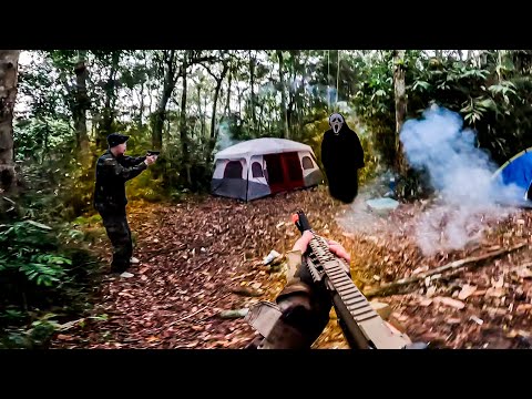 I HID ON TOP OF THE TREE AND SHOT PANIC