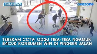 Download lagu Caught on CCTV! Mentally Ill Person Suddenly Goes Berserk and Slashes WIFI Customer on the Street... mp3