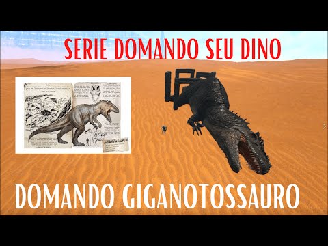 DOMANDO FACIL O GIGANOTOSSAURO NO RAGNAROK (ARK: Survival Evolved)