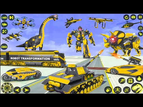 Dino Robot Jet Bike Car Helicopter Transform Game 3D
