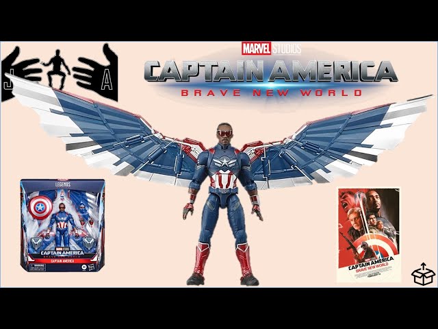 Vídeo relacionado con Marvel Legends Series - Capitán América - Captain America: Brave New World - Figura de 15 cm