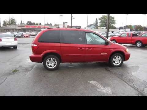 2001 Dodge Caravan, Dark Garnet Red Pearl - STOCK# 11297