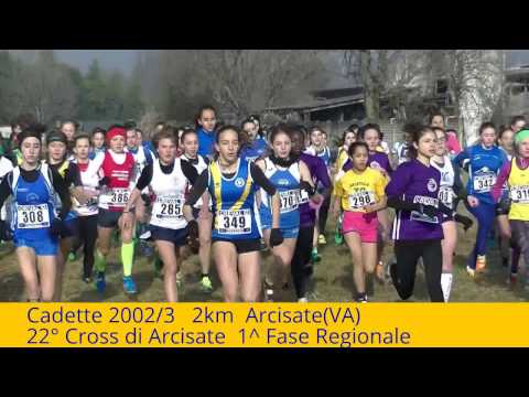 22° Cross Arcisate(VA) Cadette 2002/3  29 Gennaio 2017