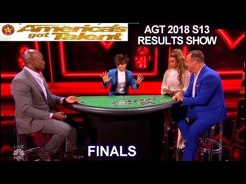 Shin Lim & Akbar Grajabiamila Poker Card Magic | Finale America's Got Talent AGT