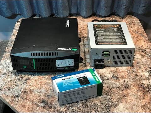 How To Build A DIY Travel Trailer - Part 68 (Unboxing Xantrex Inverter and Powermax Converter)