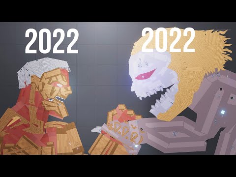 Armored Titan 2022 vs Jaw Titan 2022 - People Playground 1.22.3