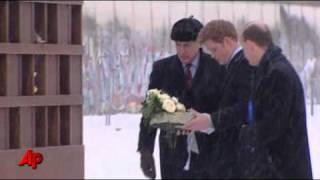 Raw Video: UK's Prince Harry in Berlin