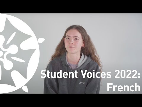 French | Student Voices 2022 | Barton Peveril Sixth Form College