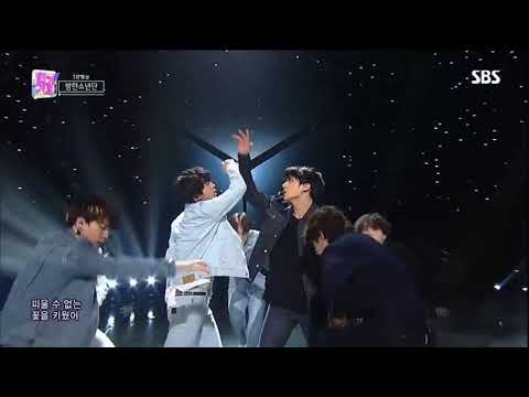 REVERSE 《POWERFUL》 BTS(방탄소년단) - FAKE LOVE @인기가요 Inkigayo 20180610