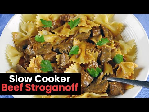 Slow Cooker Beef Stroganoff