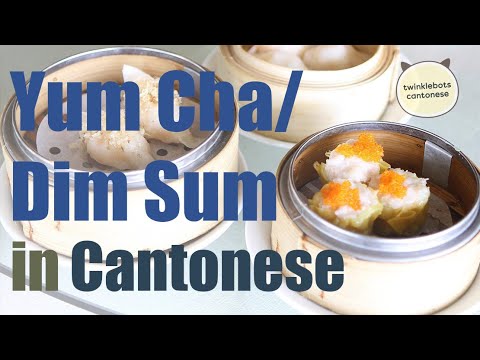 Learn Chinese. Yum Cha / Dim Sum in Cantonese. 飲茶 / 點心 - 粵語